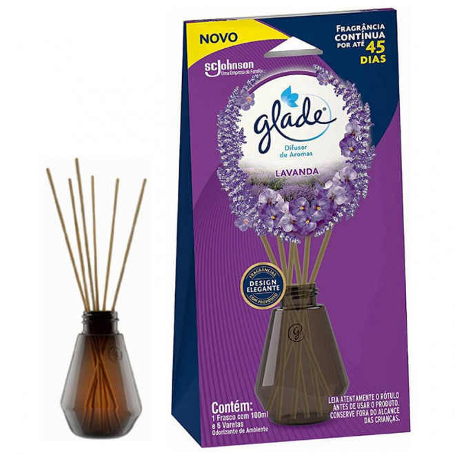 DIFUSOR AROMAS GLADE 100ML LAVANDA