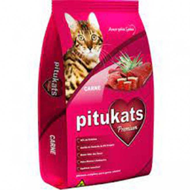 RACAO PITUKATS 1KG CARNE