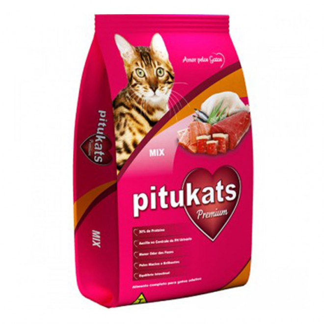 RACAO PITUKATS 1KG MIX