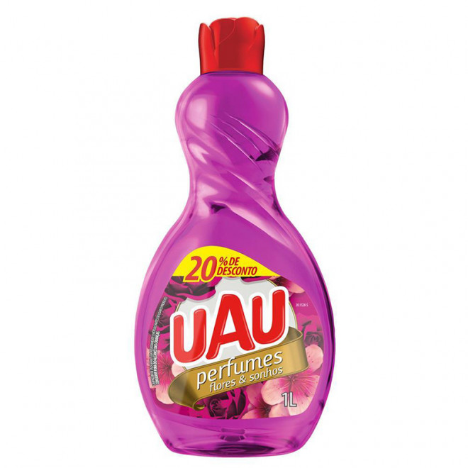 UAU LIMPEZA PERFUMADA 1LT 20%DESC FLORES SONHOS