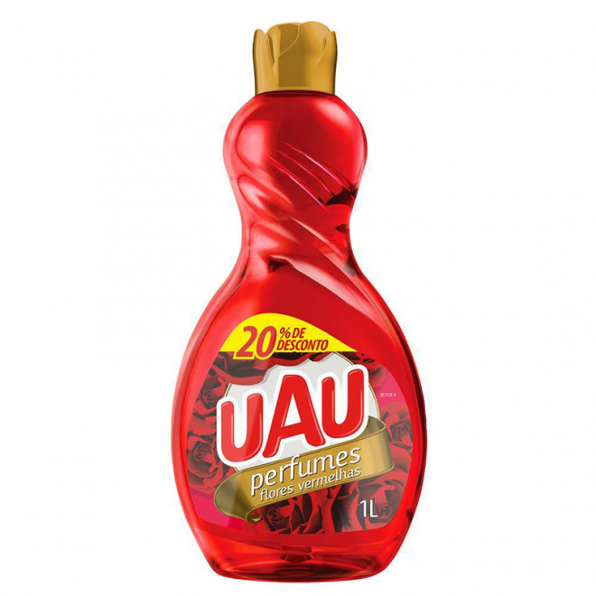 UAU LIMPEZA PERFUMADA 1LT 20%DESC FLORES VERMELHAS