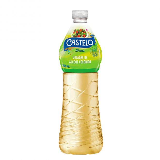 VINAGRE CASTELO ALCOOL 750ML COLORIDO