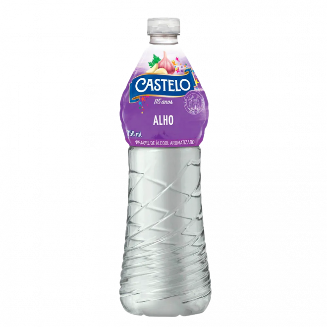 VINAGRE CASTELO 750ML ALHO