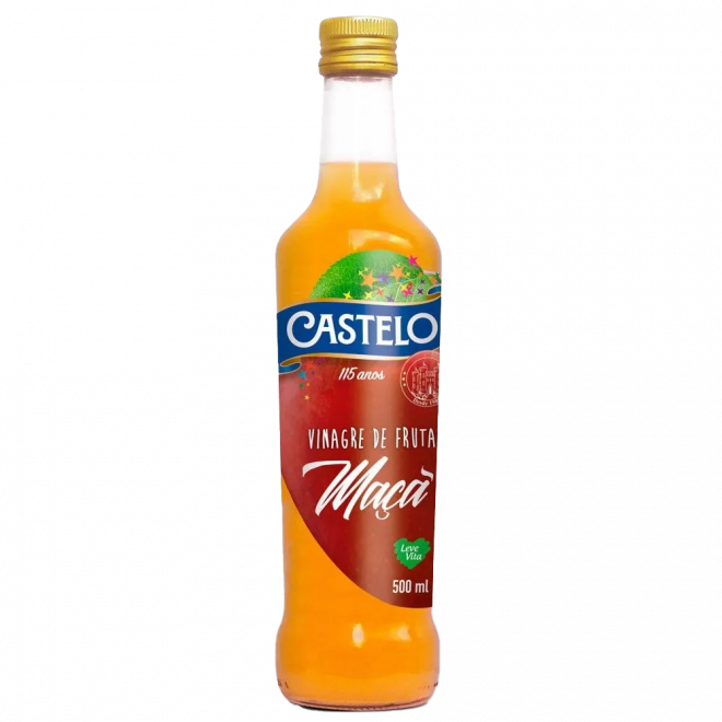 VINAGRE CASTELO LEVE VITA 500ML MACA