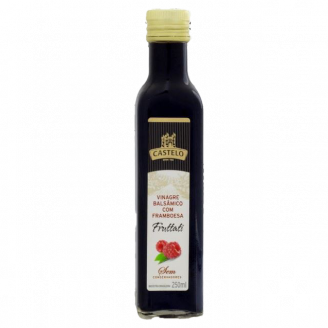 VINAGRE CASTELO BALSAMICO 250ML FRAMBOESA